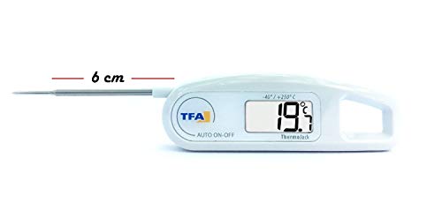 TFA Dostmann Thermo Jack digitales Einstichthermometer, 30.1047.02, Temperaturkontrolle von Lebensmittel, abwaschbar - 7