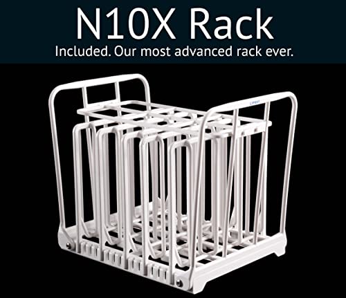 LIPAVI Sous Vide SYSTEM - Deckel, Behälter und Gestell - Polycarbonat Gestell - Multi-Fit deckel - 12L Wasserbad - Passt auf die meisten Modelle ⌀70mm - 4