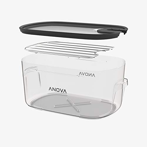 Anova Culinary ANTC01 Sous Vide Kochbehälter, für bis zu 16 l Wasser, mit abnehmbarem Deckel und Rost - 6