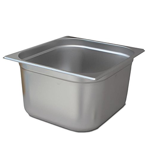 GN Behälter 2/3 Edelstahl - Höhe 200 mm, Gastronormbehälter aus Edelstahl von ALLPAX, perfekt als Behälter für den Sous-Vide-Garer SVU
