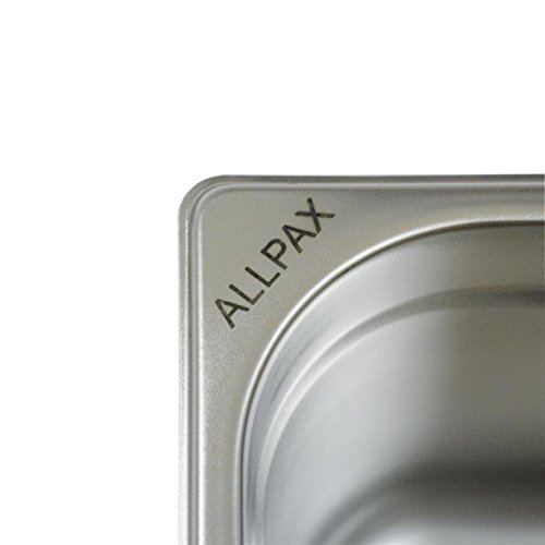 GN Behälter 2/3 Edelstahl - Höhe 200 mm, Gastronormbehälter aus Edelstahl von ALLPAX, perfekt als Behälter für den Sous-Vide-Garer SVU - 4