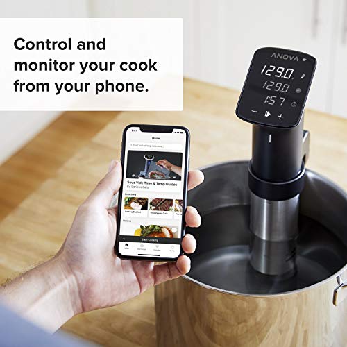 Anova Culinary | Sous Vide Precision Cooker Pro (WiFi) | 1200 Watt | Komplett aus Metal | Anova App inklusive - 4
