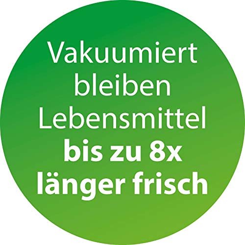 CASO Profi- Folienrollen 40x1000 cm / 1 Rolle, für alle Balken Vakuumierer, BPA-frei, sehr stark & reißfest ca. 150µm,kochfest, Sous Vide geeignet, wiederverwendbar, für Folienschweißgeräte geeignet - 7