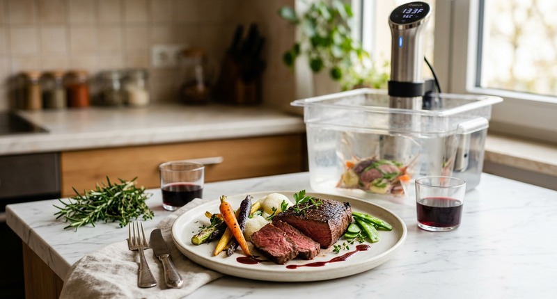 Sous-vide-Temperatur im Wasserbad: Präzision für perfekte Ergebnisse